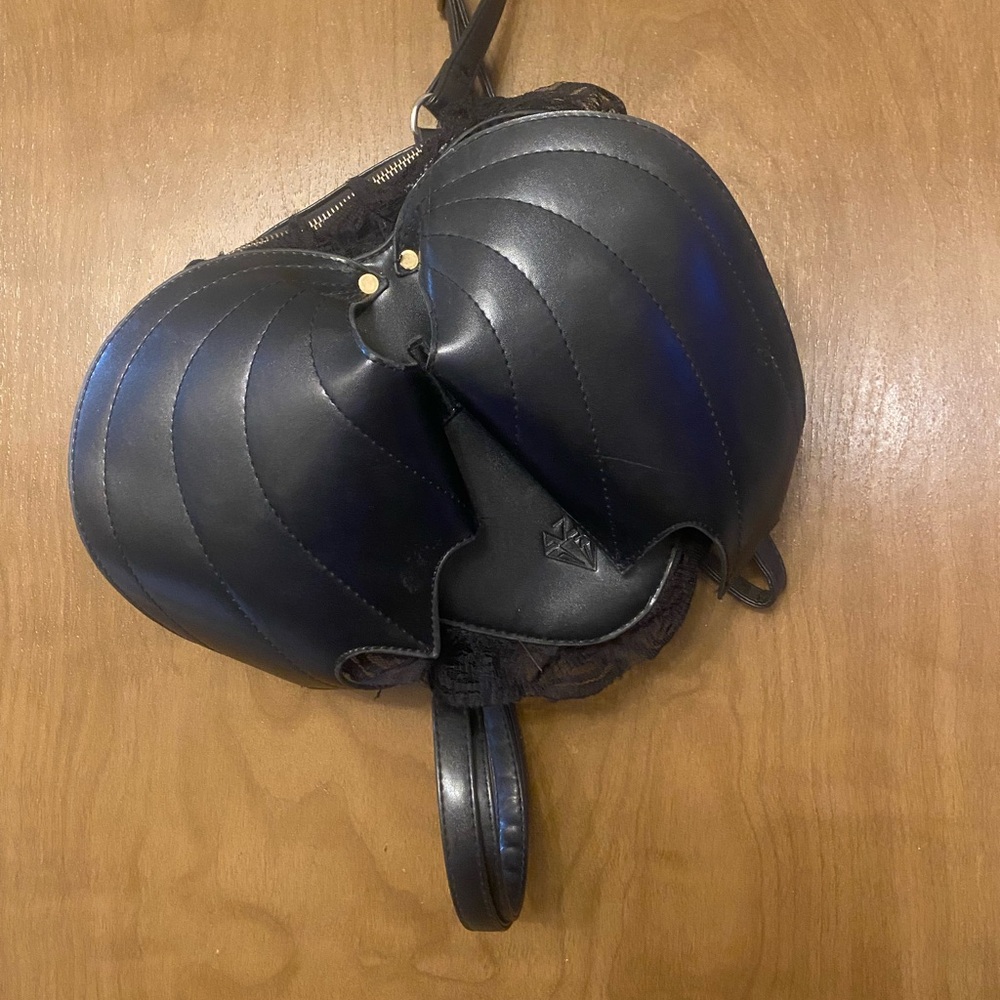 Black bat wing backpack